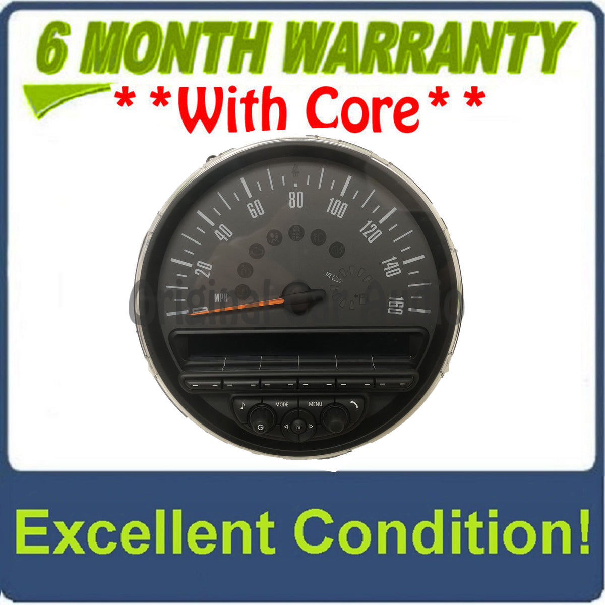 2011 - 2016 Mini Cooper Countryman OEM Speedometer BLACK