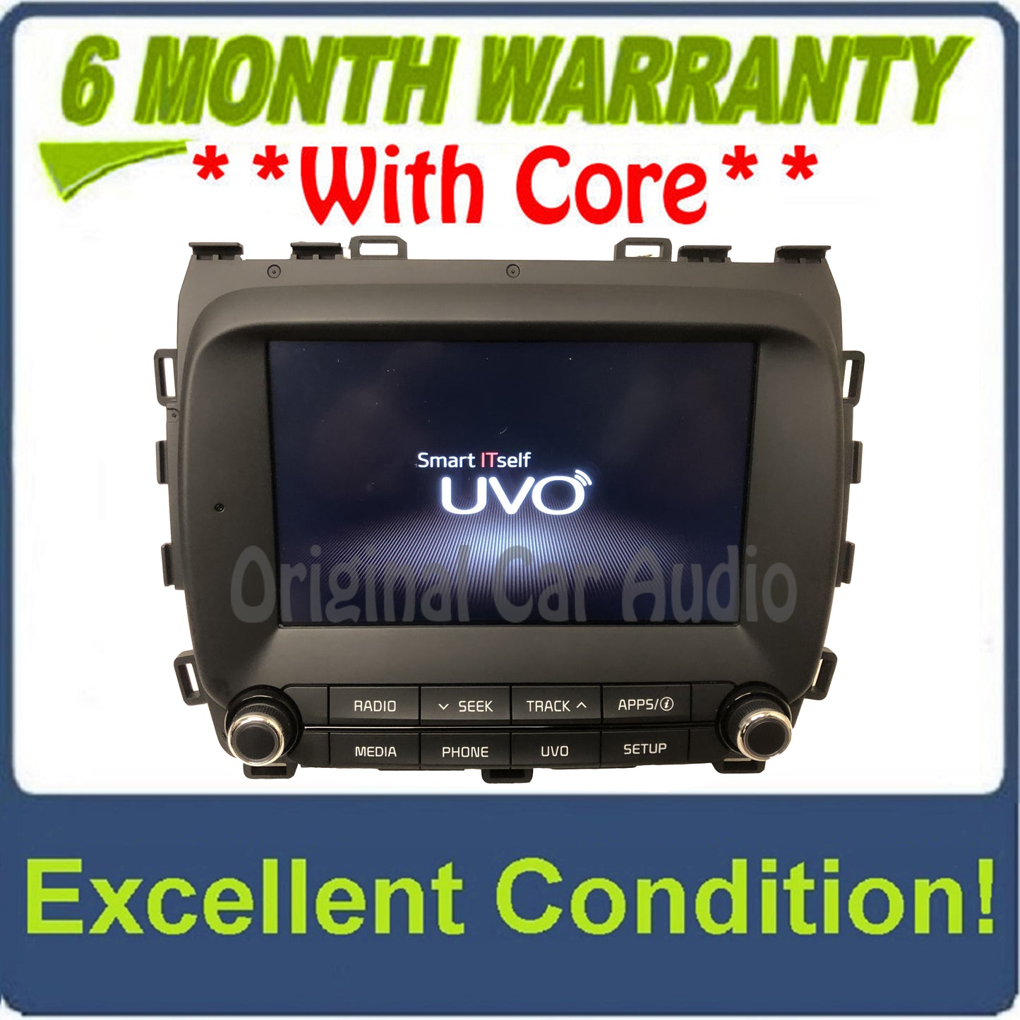 2017 - 2018 Kia Forte OEM UVO Touch Screen Multi Media Car Play Android Auto App Radio Receiver