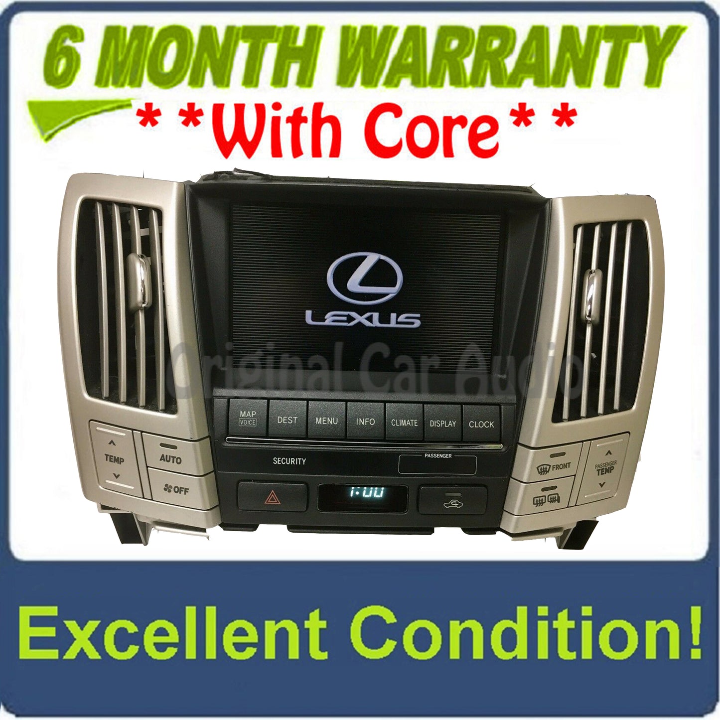 06 Lexus RX400h navigation GPS back up camera display screen