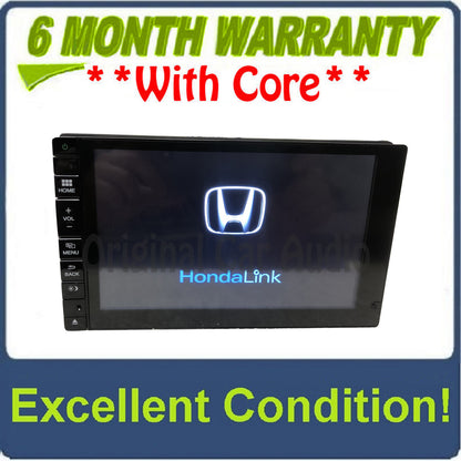 2015 - 2016 Honda CRV OEM Touch Screen Bluetooth Non-Navigation AM FM XM Radio Receiver 9XN3