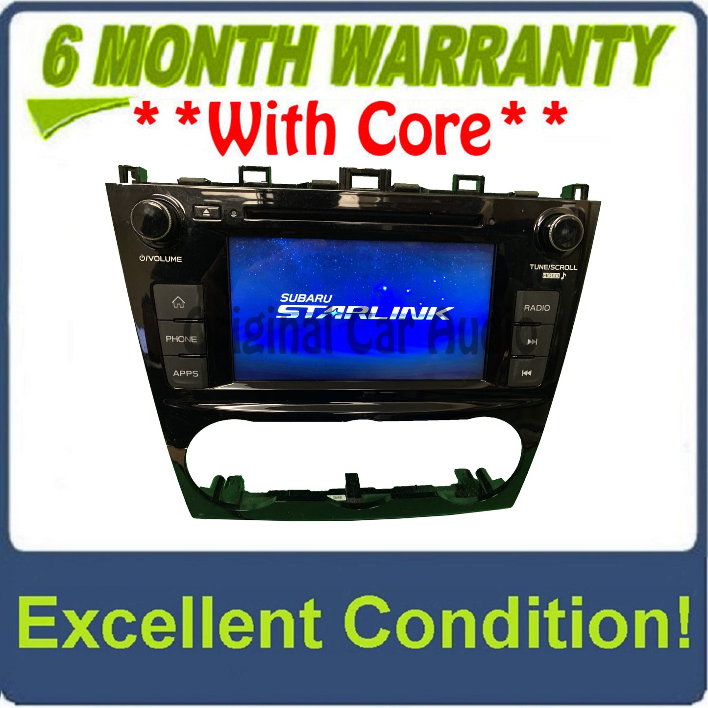 2019 - 2020 Subaru Impreza WRX STI OEM Apple Car Play Android Auto CD Media Radio Receiver - ANALOG