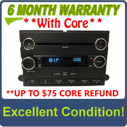 2011 - 2015 Ford F250 / F350 Super Duty OEM Premium 12 Volt Single CD AM FM Radio