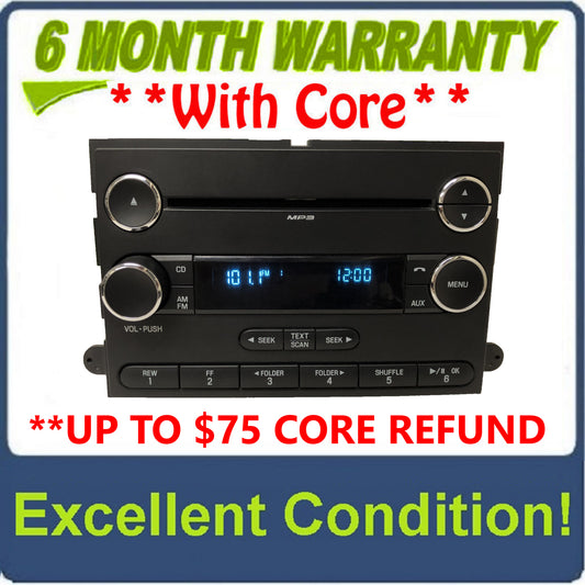 2011 - 2015 Ford F250 / F350 Super Duty OEM Premium 12 Volt Single CD AM FM Radio