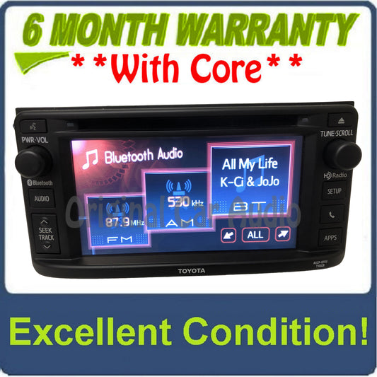 2015 - 2017 Toyota Yaris OEM AM FM HD Radio Bluetooth App Media Receiver