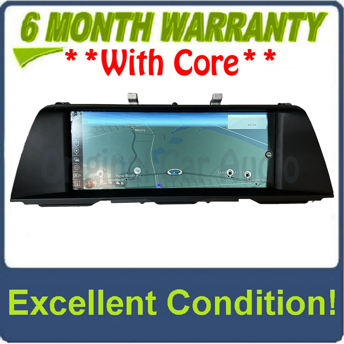 2011 - 2016 BMW 5 Series OEM 8" inch Information Display Screen