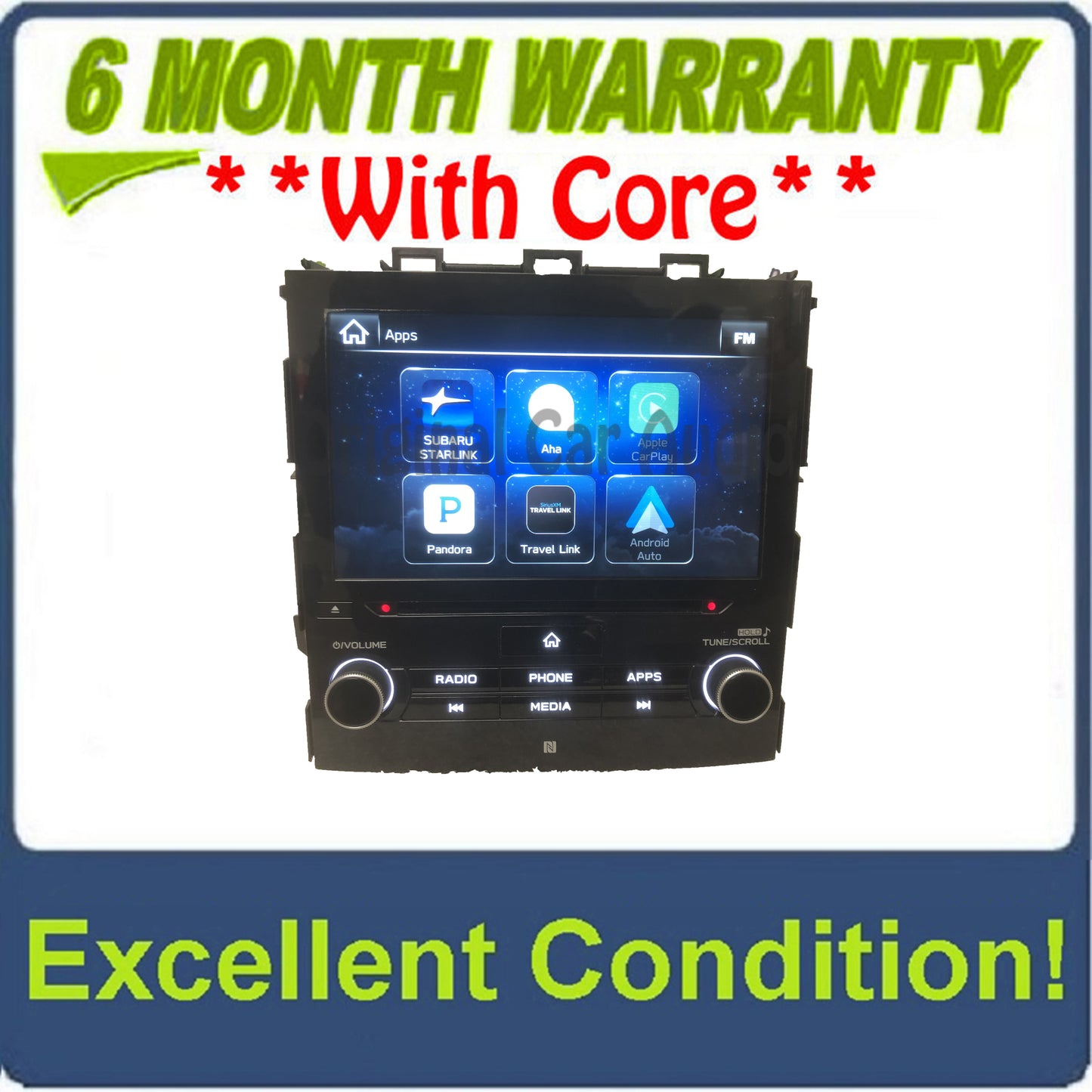 2017 - 2019 Subaru Impreza OEM Starlink Apple Carplay Android Auto Touch Screen CD Multi Media Radio Receiver - DIGITAL