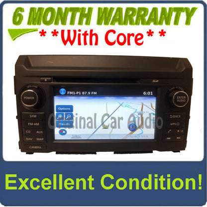 2016 - 2019 Nissan Titan XD OEM Touch Screen Navigation CD Multi Media AM FM Radio Receiver