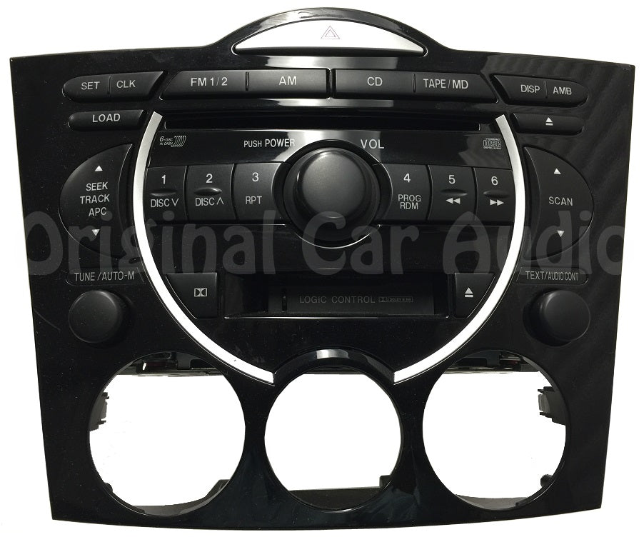 Mazda radio 6 disc CD changer tape cassette player BOSE OEM