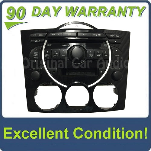 Mazda radio 6 disc CD changer tape cassette player BOSE OEM