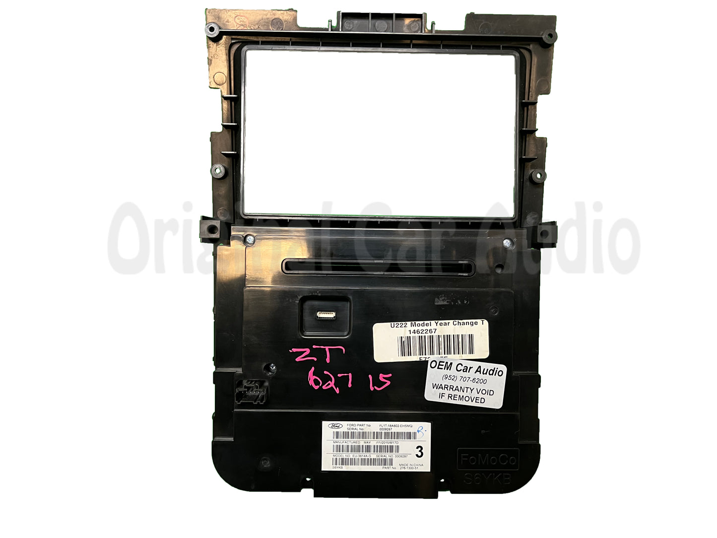 2015 - 2017 Ford Expedition OEM 8" Touch Screen Radio Climate Control Panel Bezel ONLY