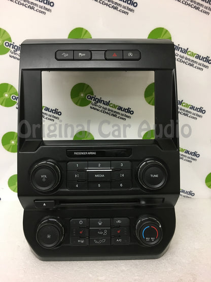 2015 - 2018 Ford F150 OEM 8" Touch Screen Radio Control Climate Control w/Heated Seat Options Bezel ONLY