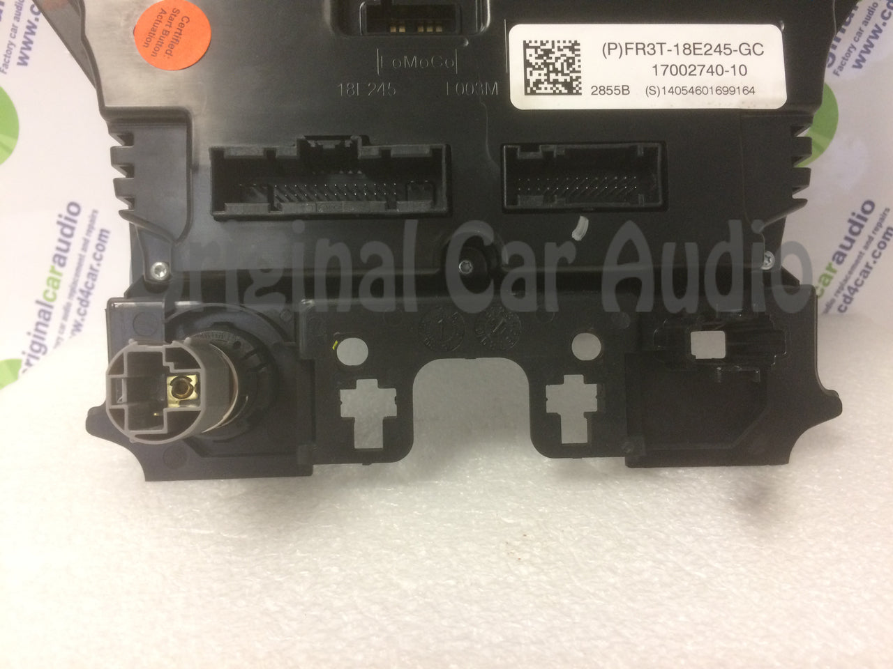 2015 - 2017 Ford Mustang OEM Silver Trim 8" Touch Screen Radio Display Bezel ONLY