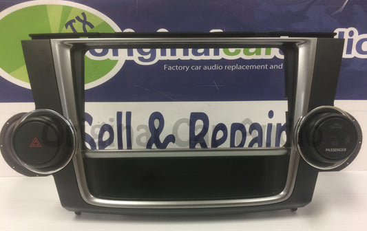 2008 - 2013 Toyota Highlander OEM Touch Screen Radio BEZEL ONLY 55424-48060