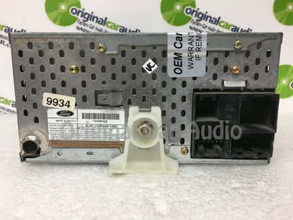 1998 - 2005 Ford Lincoln Mercury OEM Single CD  AM FM Radio WITH ADDED AUX and Bluetooth Adapter