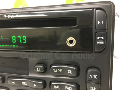 2001 - 2003 FORD EXPLORER Single CD AM FM Radio With Added Aux and Bluetooth