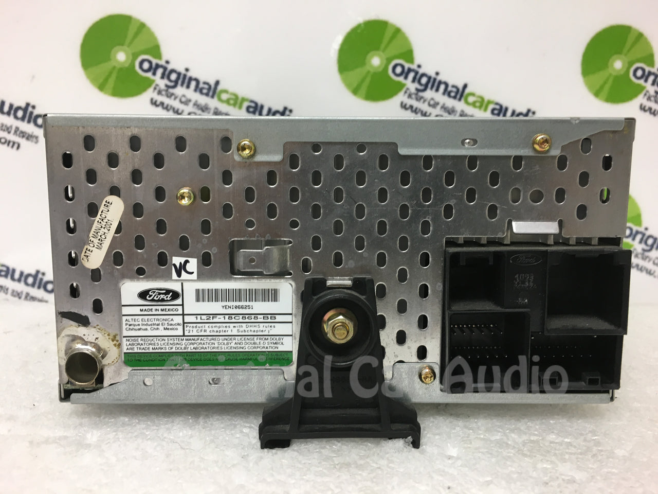 2001 - 2003 FORD EXPLORER Single CD AM FM Radio With Added Aux and Bluetooth