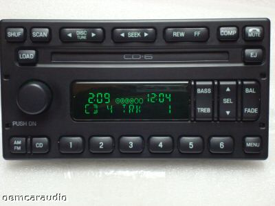 1998 - 2005 Ford Explorer Expedition F150  Radio and 6 CD Changer