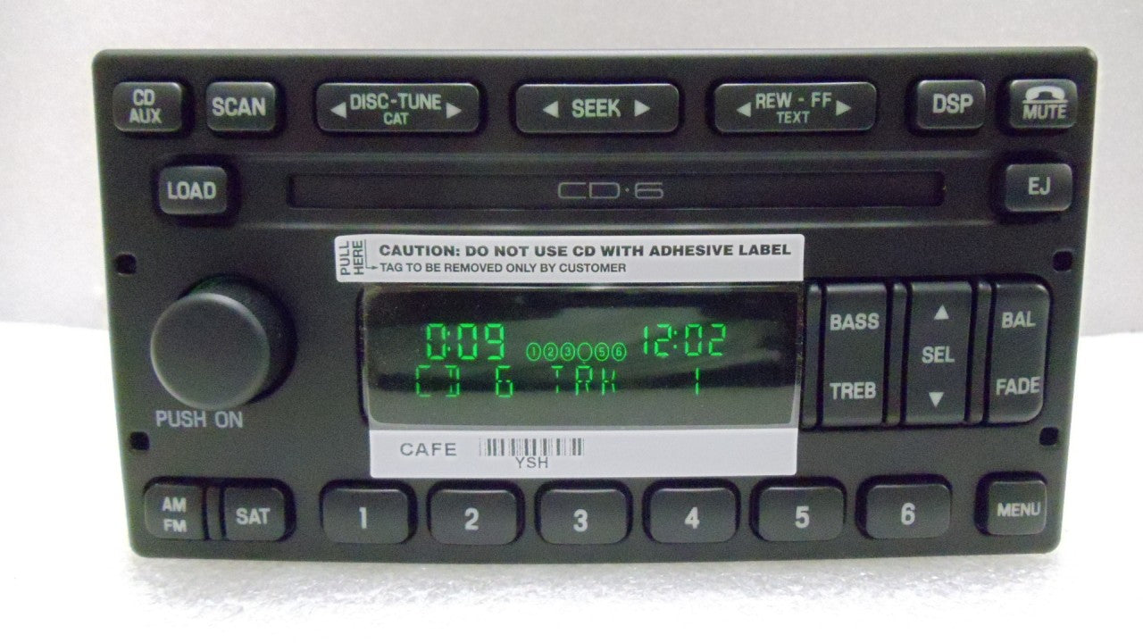 NEW Ford Crown Victoria 6 Disc CD Player SATELLITE Radio Escape 2003 - 2010