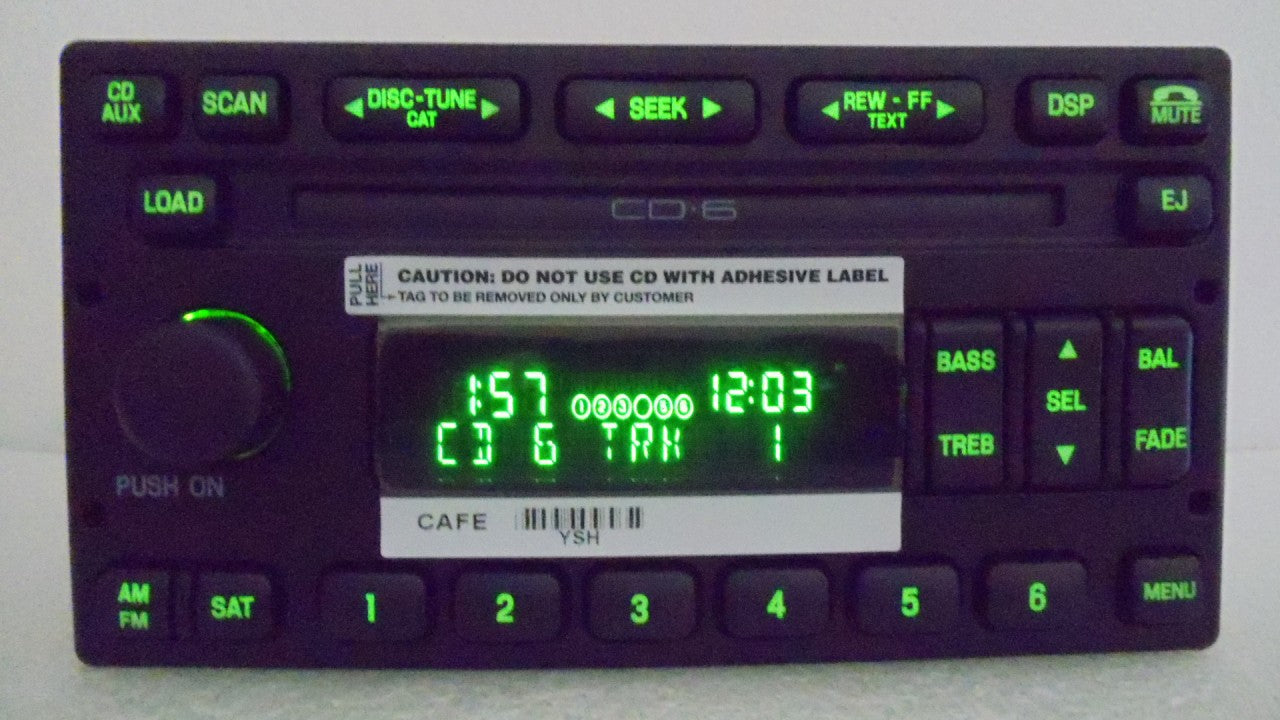 NEW Ford Crown Victoria 6 Disc CD Player SATELLITE Radio Escape 2003 - 2010