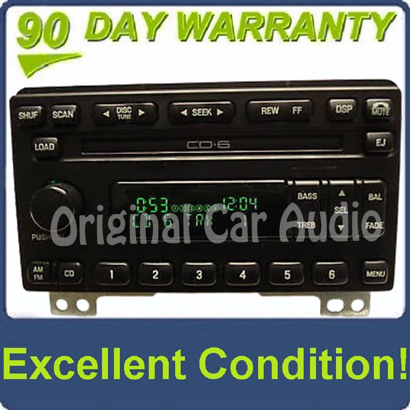 2004 2005 2006 Ford Expedition Radio and 6 Disc CD Changer 04 05 06