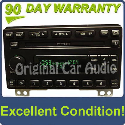 2004 2005 2006 Ford Expedition Radio and 6 Disc CD Changer 04 05 06