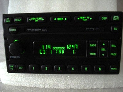 2005 2006 2007 Ford OEM ESCAPE Mercury Mariner MACH 300 Radio 6 Disc CD Changer
