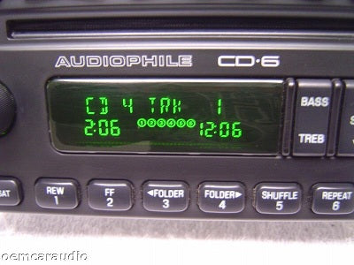 2003 - 2007 Ford Mercury OEM AM FM Radio 6 CD Changer Receiver