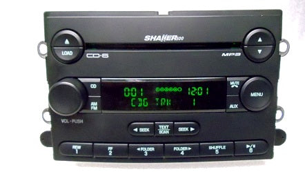 05 06 2005 2006 FORD Mustang SHAKER 500 Radio MP3 6 CD Changer Player