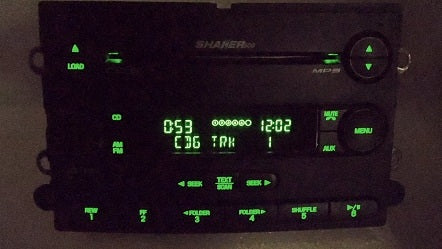 05 06 2005 2006 FORD Mustang SHAKER 500 Radio MP3 6 CD Changer Player