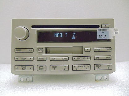 NEW 2003 - 2007 Ford  Lincoln OEM AM FM Radio CD Player Stereo Tape Cassette