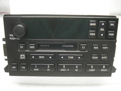 1999 - 2002 Lincoln Continental Radio/Tape Player