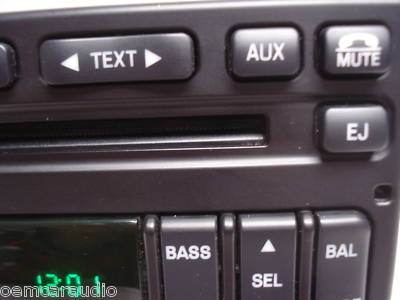 1998 - 2007 Ford Lincoln Mercury CD Player Satellite