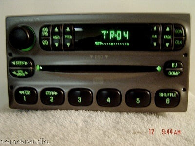1998 - 2005 Ford Lincoln Mercury OEM AM FM Radio CD Player Receiver Grey