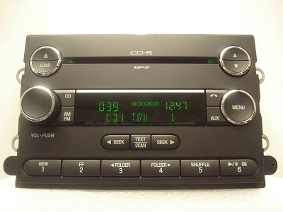 2006 2007 2008 2009 Ford Taurus Five-Hundred OEM 6 Disc CD Disc Changer MP3 Radio Stereo
