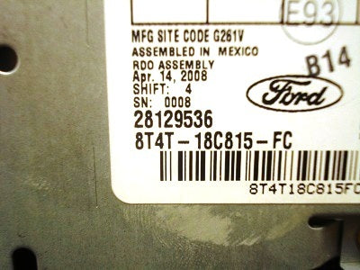 Ford Lincoln Mercury Edge MKX F150 Milan Radio Stereo 6 Disc Changer MP3 CD Player 2007 2008 2009 2010 - 2013