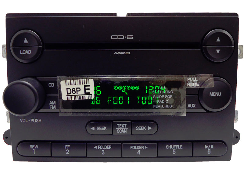 New 2007 2008 2009 2010 Ford OEM AM FM Radio Subwoofer MP3 6 Disc CD Changer Receiver