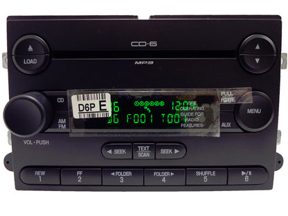 New 2007 2008 2009 2010 Ford OEM AM FM Radio Subwoofer MP3 6 Disc CD Changer Receiver