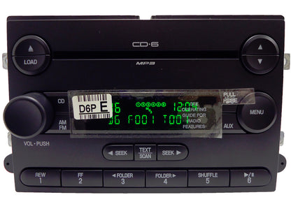 NEW 2006 2007 Ford F150 F-150 Pickup AM/FM 6 Disc Changer MP3 CD Player 7L3T-18C815-LA