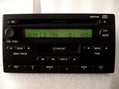 1998 - 2004 FORD Ranger Explorer B2300 B2500 B3000 B4000 F150 F250 F350 Radio Stereo MP3 CD player Tape