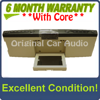 NEW 2007 - 2010 Mercury Mountaineer OEM Overhead RSE Rear Seat DVD Player Display Assembly BLACK/TAN