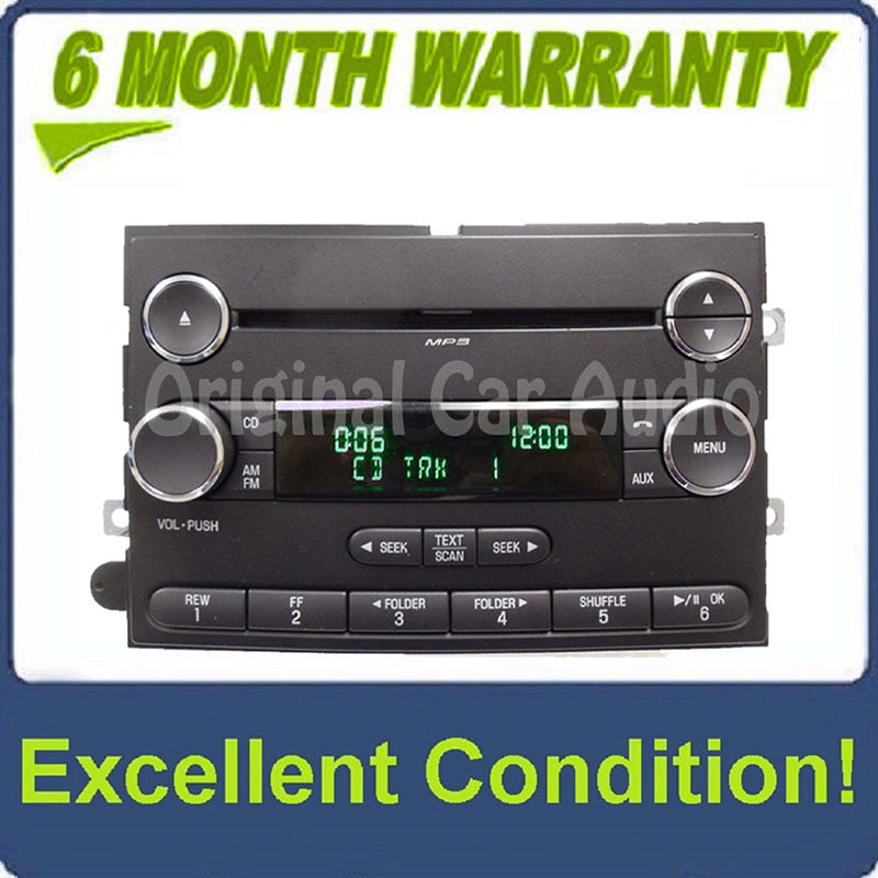 2007-2010 FORD Fusion Taurus Mustang F-250 F-350 Super Duty MERCURY Milan Sable AM FM Radio Stereo MP3 CD Player