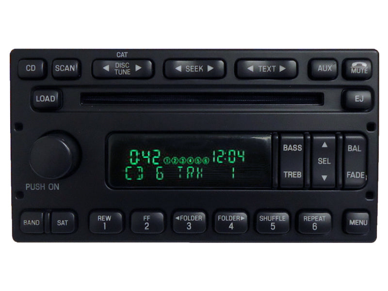 Ford Lincoln Mercury MP3 6 Disc CD Player Satellite 98 99 2000 01 02 03 04 05 06 2007