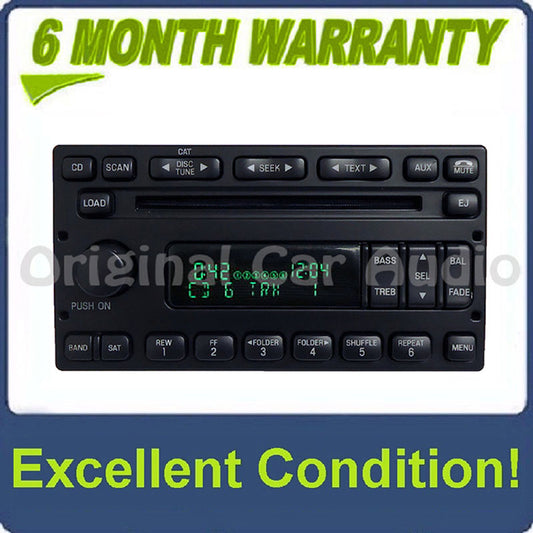 Ford Lincoln Mercury MP3 6 Disc CD Player Satellite 98 99 2000 01 02 03 04 05 06 2007