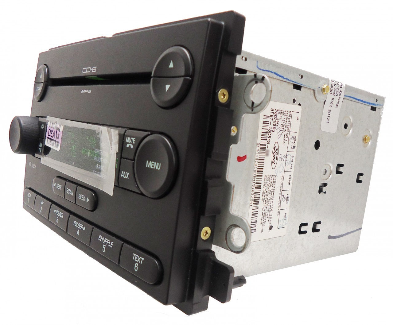 NEW FACE 2006 2007 Ford Freestyle Five Hundred Mercury Montego Sub Radio MP3 6 Disc CD Changer