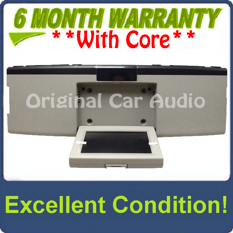 2007 - 2010 Mercury Mountaineer OEM Overhead RSE Rear Seat DVD Player Display Assembly BLACK/GREY
