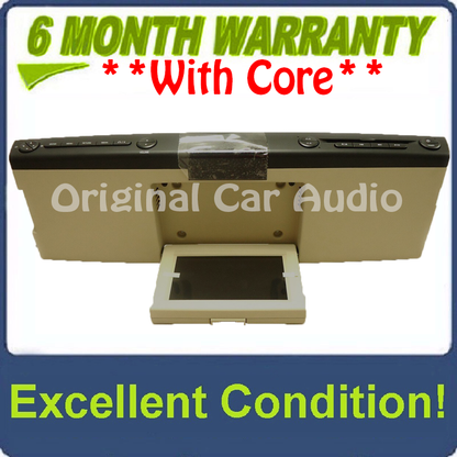 NEW 2007 - 2010 Lincoln Mark LT MKX Navigator OEM Overhead RSE Rear Seat DVD Player Display Assembly BLACK/CREAM