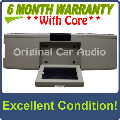 2007 - 2010 Lincoln Mark LT MKX Navigator OEM Overhead RSE Rear Seat DVD Player Display Assembly SILVER/CREAM