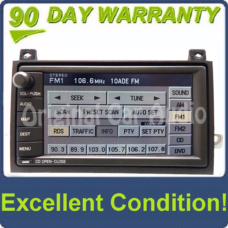 4W1T-18C985-AC LINCOLN Town Car Navigation Radio 2004