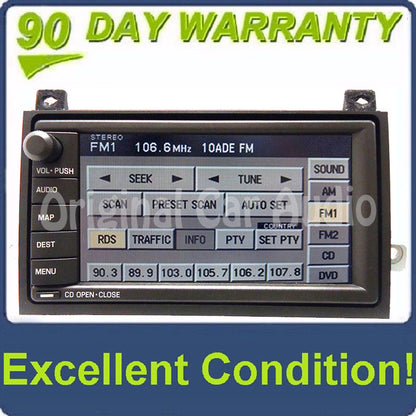 4W1T-18C985-AC LINCOLN Town Car Navigation Radio 2004