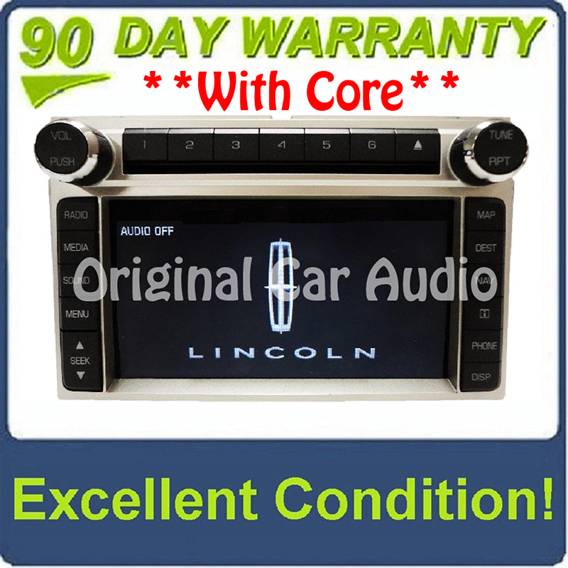 2009 2010 Lincoln MKX OEM Navigation GPS Radio Stereo Single CD Player